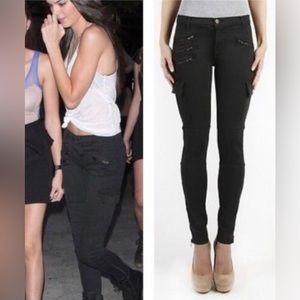 J Brand Black The Brix Zip-Pocket Skinny Jeans Size 29 US $268